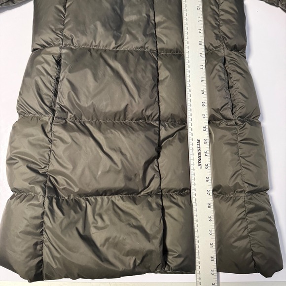 Polo Ralph Lauren Kids XL 16 Gray Olive Down Puffer Parka Hooded Jacket Coat - Picture 14 of 14